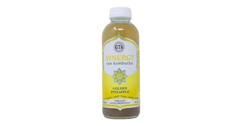 Gt S Synergy Kombucha Raw Golden Pineapple Azure Standard