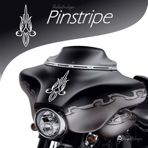 Harley Davidson Pinstripe Batwing Biker Touring Motorcycle Stickers