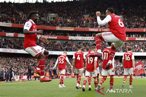 Bukayo Saka Cetak Dua Gol Arsenal Hajar Crystal Palace 4 1 ANTARA News