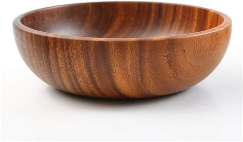 Feen Acacia Wooden Serving Bowl For Salads And Fruits India Ubuy