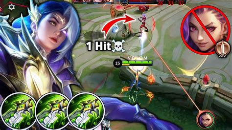 SETENGAH DARAH IXIA 1 HIT MATIDAMAGE LESLEY EMANG GAK NGOTAK BUILD