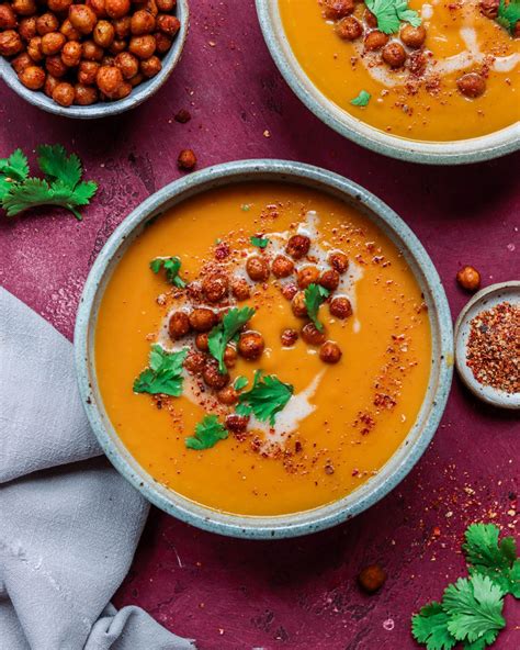 Red Thai Curry Sweet Potato Soup Happy Skin Kitchen