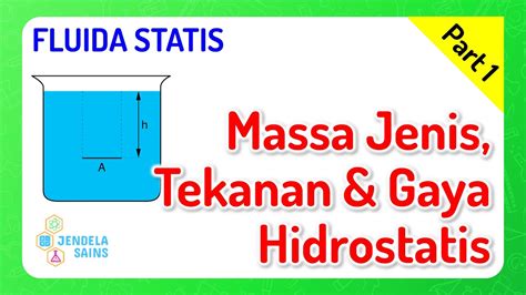 Fluida Statis Fisika Kelas Part Massa Jenis Tekanan