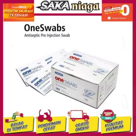 Jual Alkohol Swab Onemed One Swab Box Pcs Apotek Saka Shopee