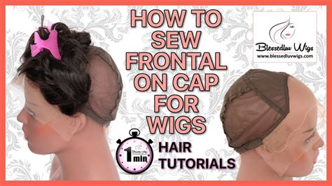 How To Sew Lace Frontal On Wig Cap Lace Frontal Wig Making For