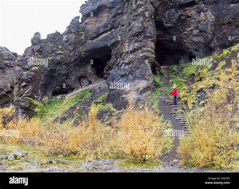 Lava caves, Iceland Stock Photo - Alamy