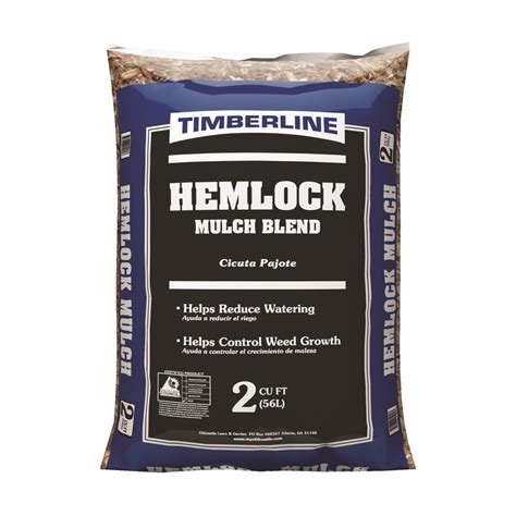 Timberline 2 Cu Ft All Natural Hemlock Mulch At