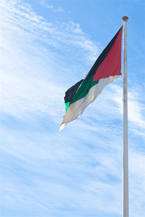 Flag of the Arab Revolt in Aqaba, Jordan Stock Photo - Image of arab ...