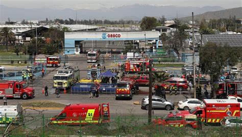 Controlan Enorme Incendio Que Afect A Planta De La Empresa Gasco En