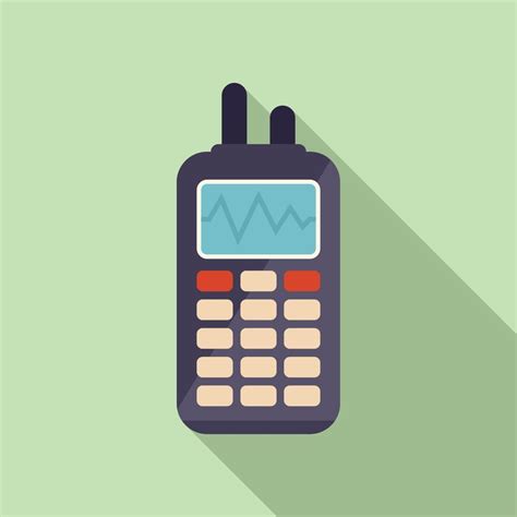 Walkie Talkie Icon Flat Vector Business Control 15157450 Vector Art At