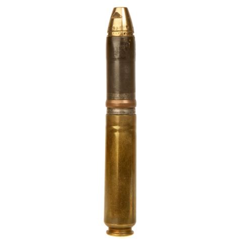 A Battle Of Britiain Era Inert Wwii German Luftwaffe 20mm Cannon Round