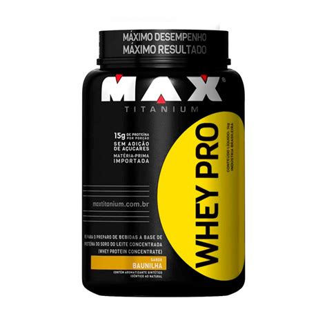 Whey Protein Pro Pote Max Titanium Submarino