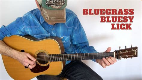 Bluesy Lick In D Bluegrass Guitar Lesson YouTube