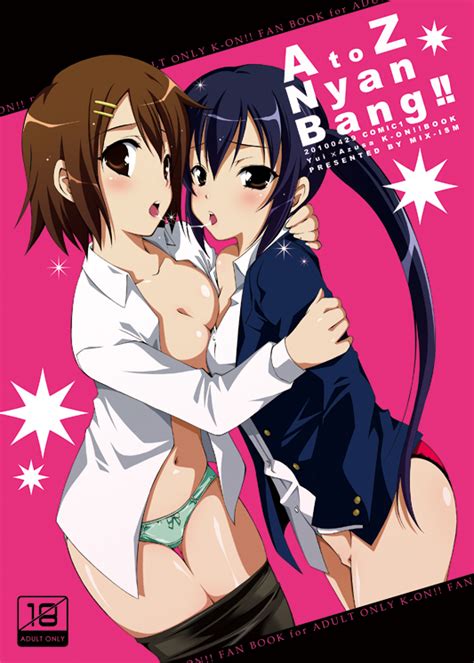 Rule 34 Azusa Nakano K On Black Hair Blazer Blush Breasts Brown Eyes Brown Hair Cleavage