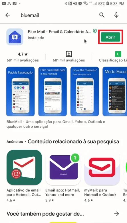 Configurar E Mail No Android Atrav S Do Bluemail K Ag Ncia Web