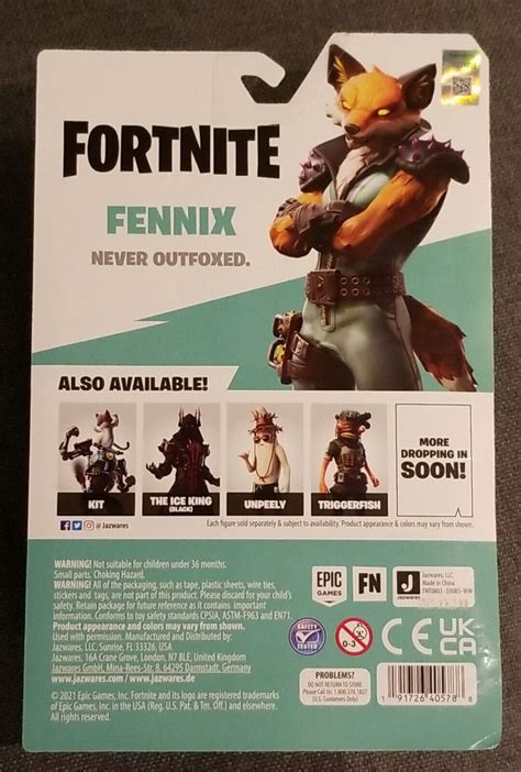 Fortnite Fennix Solo Mode 4” Action Figure Jazwares Epic Games 2021 New