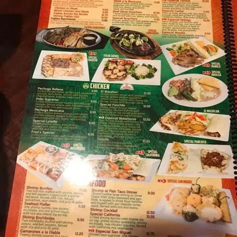 El Pueblito Mexican Restaurant Menu Summerville Ga Checkle