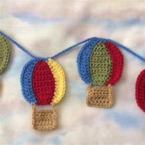Hot Air Balloon Pdf Pattern Crochet Amigurumi Etsy