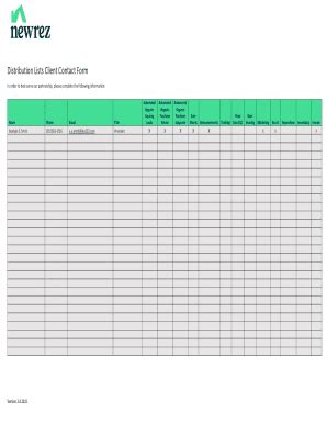 Fillable Online Distribution/Group Request Form Template - Jotform Fax ...