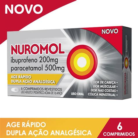 Nuromol Analgésico 6 Comprimidos PanVel Farmácias