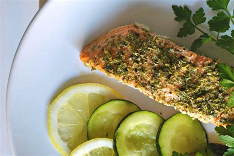 Salmón al horno con hierbas Receta de cocina fácil sencilla y deliciosa