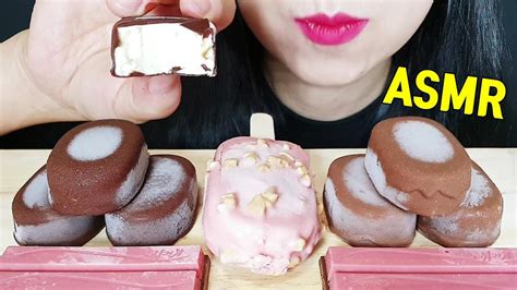 Asmr 티코아이스크림 구구아이스바 키커초콜릿 리얼사운드 노토킹 먹방 Chocolate Covered Ice Cream