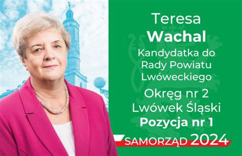 Teresa Wachal kandydatka do Rady Powiatu Lwóweckiego Lwówecki info