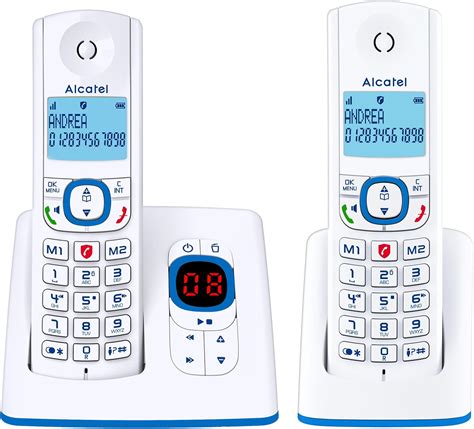 Alcatel F530 Teléfono Teléfono DECT Terminal inalámbrico Altavoz