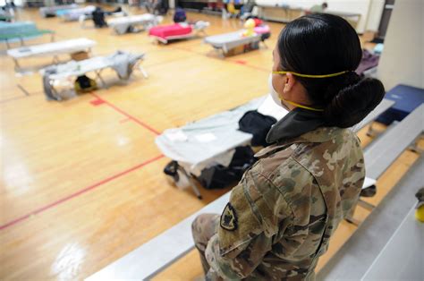 Cal Guard Helps Run Homeless Shelters In Long Beach Article The