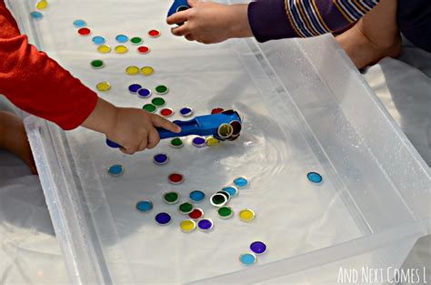 Water Sensory Play With Magnets And Next Comes L