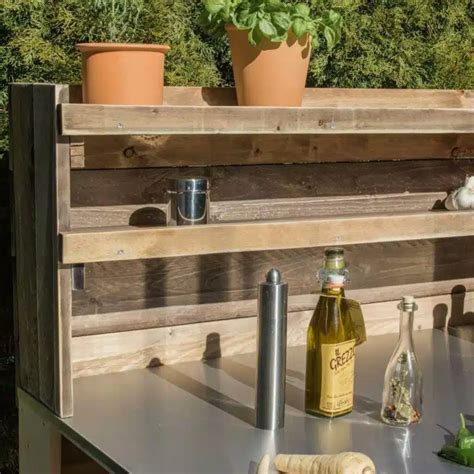 Grilltisch Aus Paletten Komplett Set Outdoor K Che