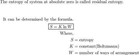 Explain The Origin Of Residual Entropy Quizlet