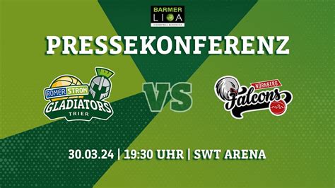 Pressekonferenz R Merstrom Gladiators Trier Vs N Rnberg Falcons Youtube