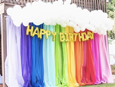 Rainbow Party Backdrop INSTANT DOWNLOAD Printable By Lindi, 42% OFF