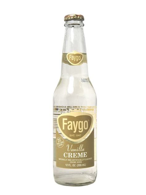 Fresh 12oz Faygo Vanilla Creme Soda Soda Emporium