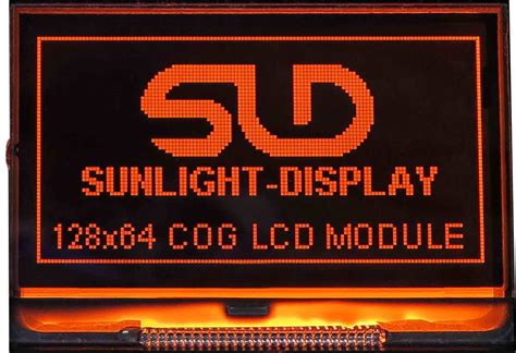 Graphic Lcd Module Cog Technology X Format Semi Custom Display