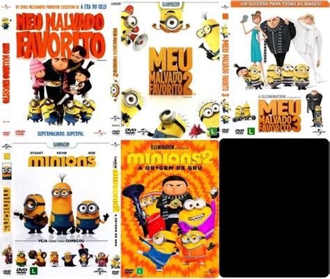 Cole O Dvds Filmes Meu Malvado Favorito Minions Parcelamento Sem