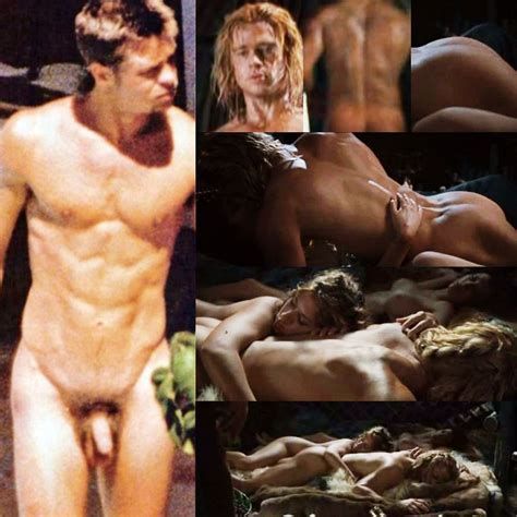 Brad Pitt Hot Athletes Body Bare Ass Naked Male Celebrities