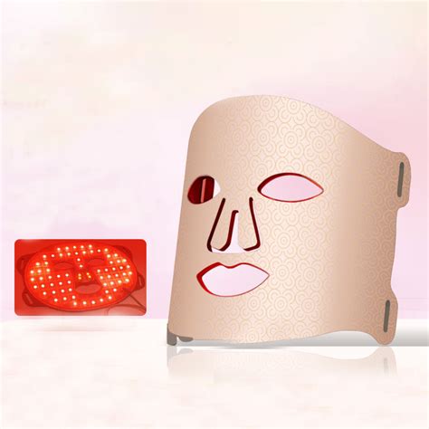 Silicone Facial Led Face Mask Red Light Therapy For Face Colors Nm