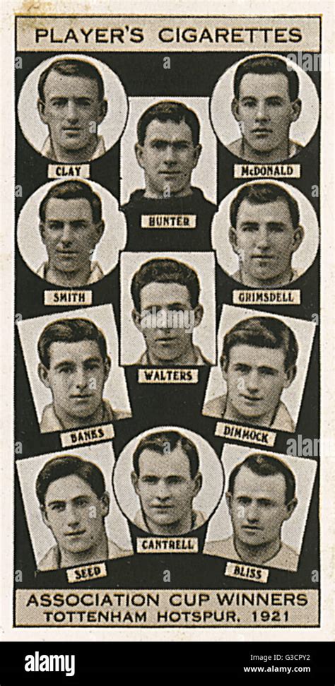 FA Cup winners - Tottenham Hotspur, 1921 Stock Photo - Alamy