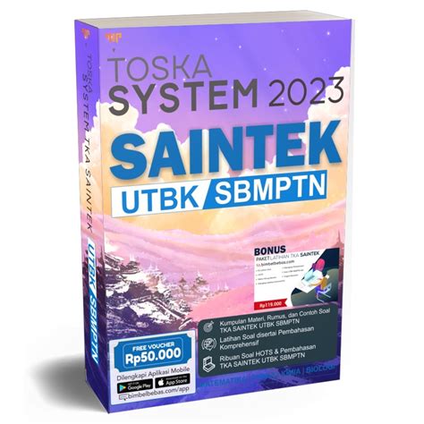 Jual Bebas Toska System Buku Utbk Sbmptn Tka Tps Saintek 2023 Full