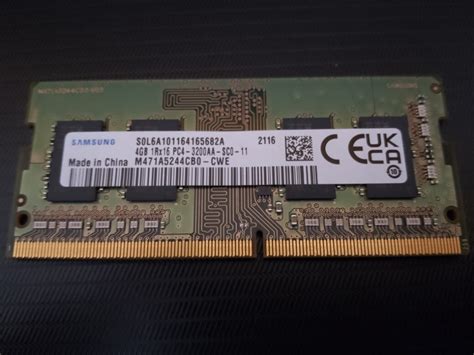 Moduł pamięci 4 GB RAM Samsung DDR4 3200 MHz | Kielce | Kup teraz na ...