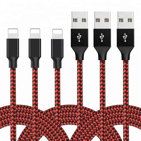 3 In 1 Usb Cable Nylon Braided All In One Charging Cord Multi Function