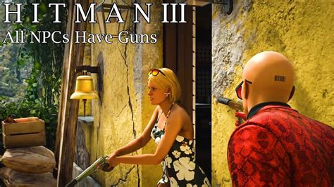 Hitman Sapienza Pistol Only Kill Everyone All Npcs Have Random Guns