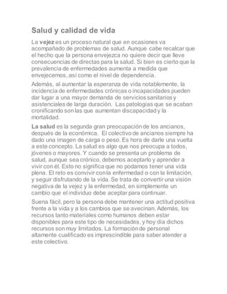 Envejecimiento Poblacional En Argentina Pdf