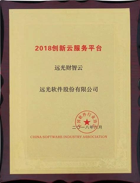 遠光財智雲斬獲「2018創新雲服務平台」大獎 每日頭條