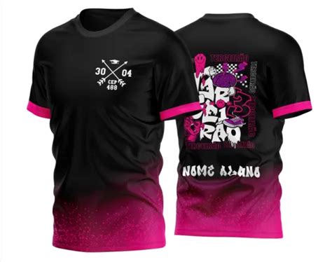 Arte Vetor Camisa Terceirão Grafite Degrade Rosa