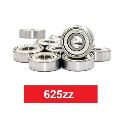 625zz Deep Groove Bearing - Orange 3D