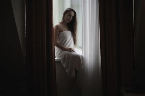 Premium Photo Sexy Nude Woman On Window