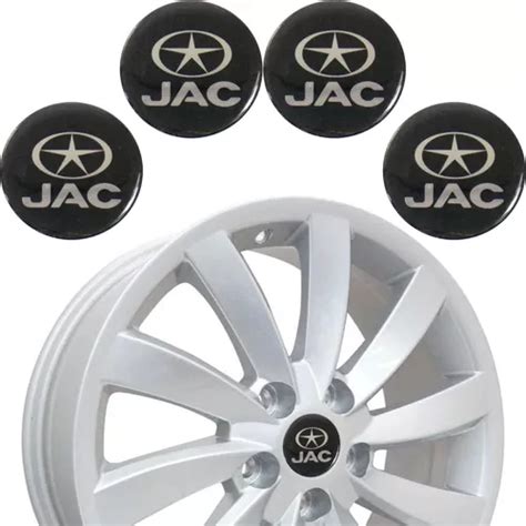 Adesivos Emblema Resinado Roda Jac 58mm Cl3 Cor Preto MercadoLivre